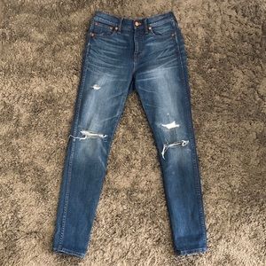 Madewell 9” High Rise Skinny Jeans Size 26